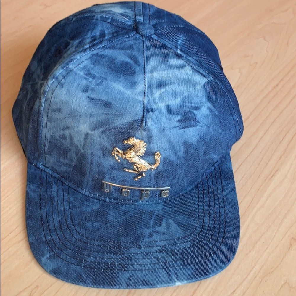 DOPE Men’s Ferrari Denim Blue Snapback Cap
